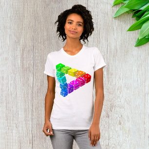 Dice Triangle Womens T - Shirt