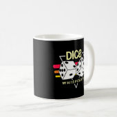 Dice Whisperer Artwork für ein Brettspiel Kaffeetasse (VorderseiteRechts)