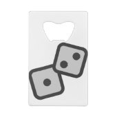 Dices Geldbeutel Flaschenöffner (Rückseite)