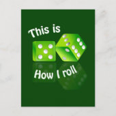 Dices postcard postkarte (Vorderseite)