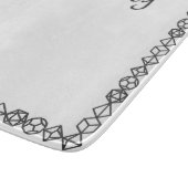 Dicey Gerahmt Schneidebrett (Ecke)