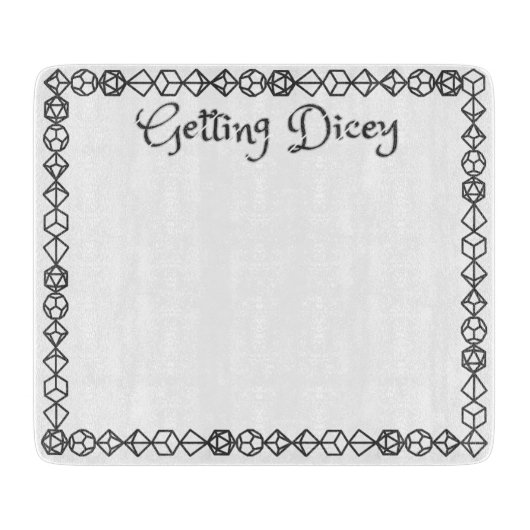 Dicey Gerahmt Schneidebrett (Vorderseite)