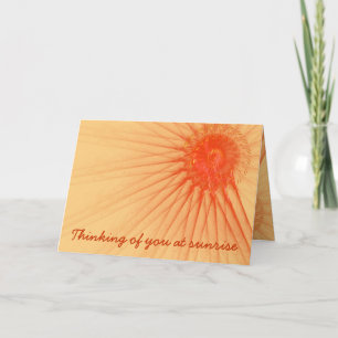 Dich Gedanken Orange Sonnenschein Strahlen Vorlage