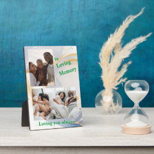 Dich immer Lieben Personalisiertes Tischschild Fotoplatte