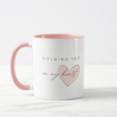 Dich in meinem Herzen halten Tasse (Links)
