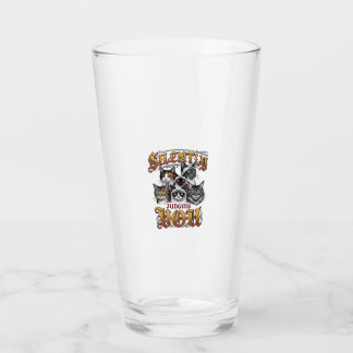 Dich stillschweigend verurteilendes Vintage-Katze- Glas