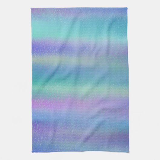 Dichroic Glass Rainbow Colors Art Geschirrtuch (Vertikal)