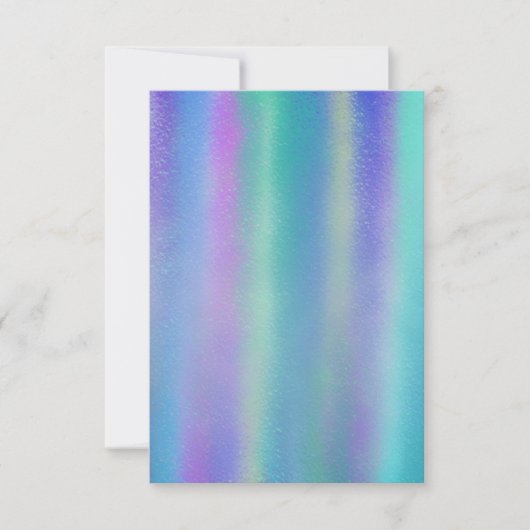 Dichroic Glass Rainbow Colors Art Karte (Vorderseite)