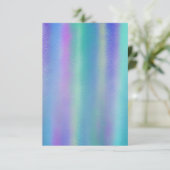 Dichroic Glass Rainbow Colors Art Karte (Stehend Vorderseite)