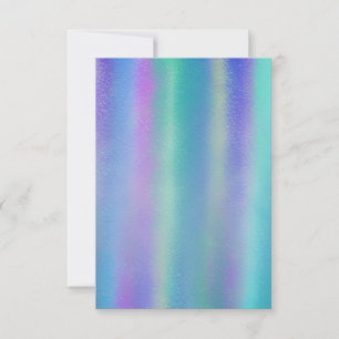 Dichroic Glass Rainbow Colors Art Karte