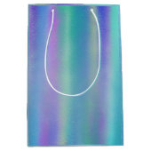 Dichroic Glass Rainbow Colors Art Mittlere Geschenktüte (Vorderseite)