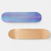 Dichroic Glass Rainbow Colors Art Skateboard (Horizontal)