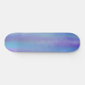 Dichroic Glass Rainbow Colors Art Skateboard (Horizontal)