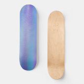 Dichroic Glass Rainbow Colors Art Skateboard (Vorderseite)