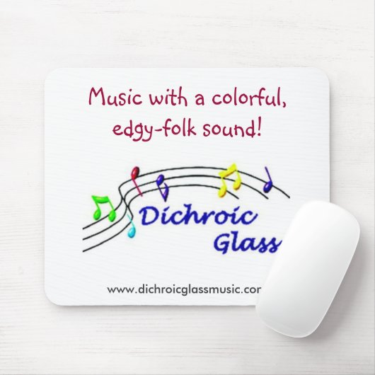 Dichroikes GlasMousepad Mousepad (Mit Mouse)