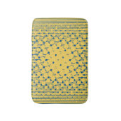 Dichte in Primrose Yellow & Lapis Blue Badematte (Vorderseite Vertikal)