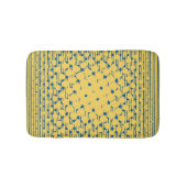 Dichte in Primrose Yellow & Lapis Blue Badematte (Vorderseite)