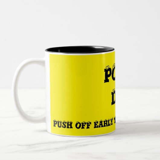 Dichter Day Coffee Tasse von Janz (Links)