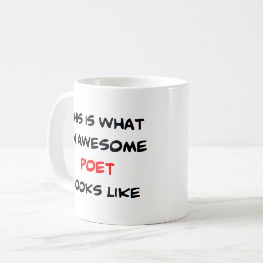 Dichter, phantastisch kaffeetasse (Vorderseite Links)