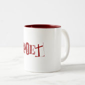 Dichter-Tasse Zweifarbige Tasse (VorderseiteRechts)