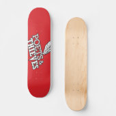 Dichter und Diebe "der Namen-" Rot Skateboard (Vorderseite)