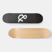 Dichter und Diebe "der Namen-" Schwarzes Skateboard (Horizontal)