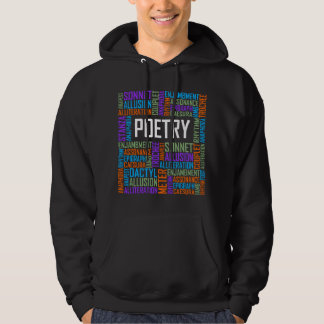 Dichter Worte Liebhaber Geschenk Poet Schreiben Ge Hoodie