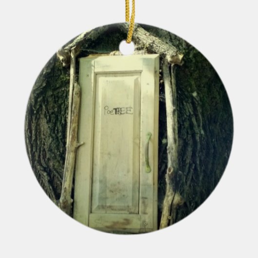 Dichterbaum Keramik Ornament (Vorne)