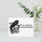 Dichterin Postkarte (Stehend Vorderseite)