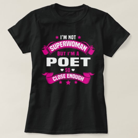 Dichterin T-Shirt (Design vorne)