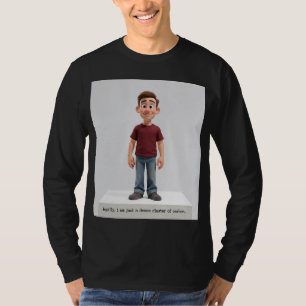 Dichtes Kohlenstoffcluster-Existenz-Meme-T-Shirt T-Shirt
