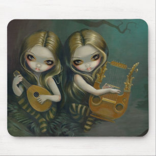 Dichtungskitt und Lyre gotischer feenhafter Mousepad