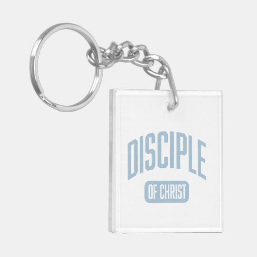 Diciple Light Blue Acrylic Schlüsselanhänger (Vorderseite links)