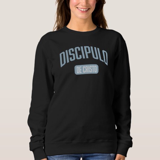 Diciple Light Blue (Spanisch) Sweatshirt (Vorderseite)