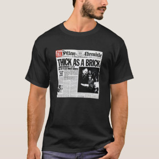 dick als Backstein Angepasst T-Shirt