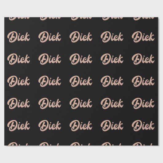 Dick auf Packpapier (Flach)