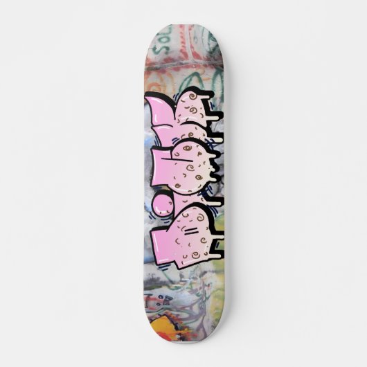 Dick Graffiti Custom Personalisiert Skateboard (Vorne)