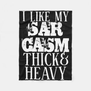 Dick & Heavy Sarcasm Fleecedecke