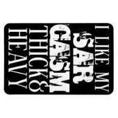 Dick & Heavy Sarcasm Magnet (Horizontal)