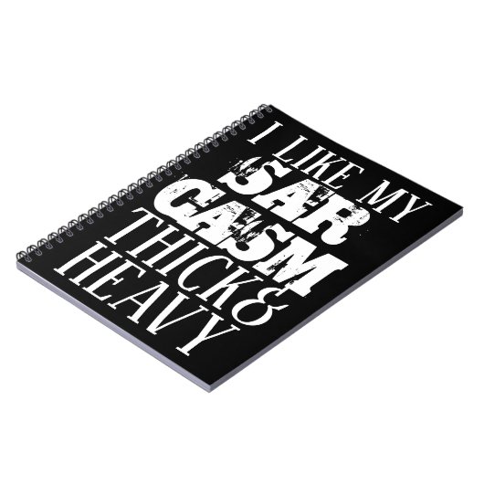 Dick & Heavy Sarcasm Notizblock (Linke Seite)