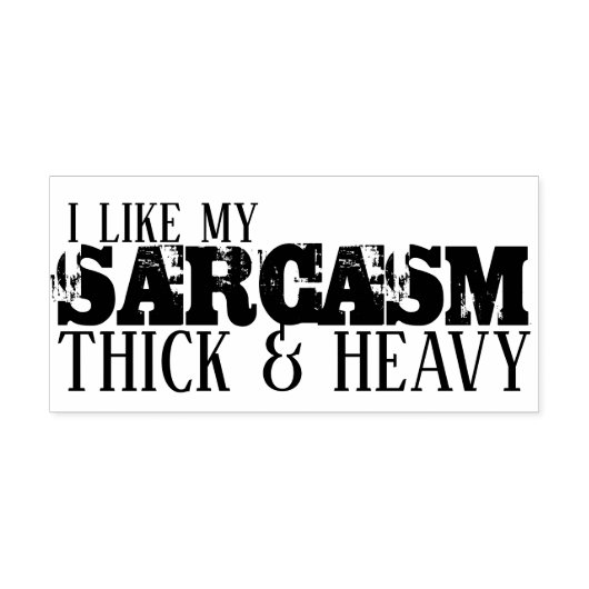 Dick & Heavy Sarcasm Permastempel (Design)