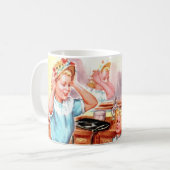 Dick Jane Sally Vintag Print Tasse (Vorderseite Links)