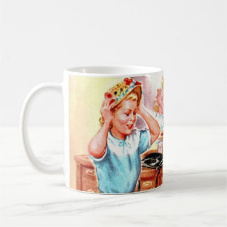 Dick Jane Sally Vintag Print Tasse