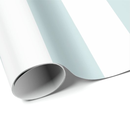 Dick Light Blue Streifen Geschenkpapier (Rolleneckpunkt)