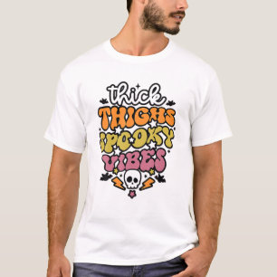 dick Oberschenkel und undurchsichtige Gänse Retro  T-Shirt