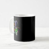 dick Oberschenkel und witzige Vibes Retro Simplist Kaffeetasse (Vorderseite Links)