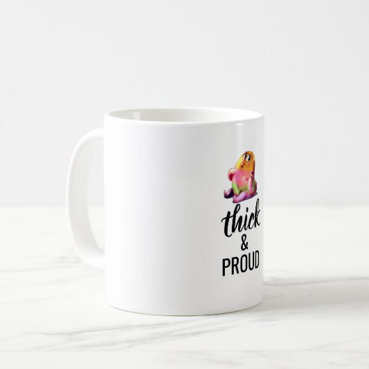 Dick & Proud-Tasse Kaffeetasse (Vorderseite Links)