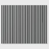 dick schwarz und weiß gestanztes Wrapping Paper Geschenkpapier (Flach)