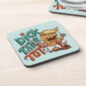 Dick-Tater-Tot Achterbahn-Set Getränkeuntersetzer (Linke Seite)