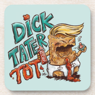 Dick-Tater-Tot Achterbahn-Set Getränkeuntersetzer